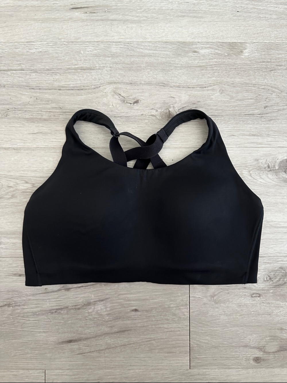 lululemon athletica Black Cross-Back Sports Bra